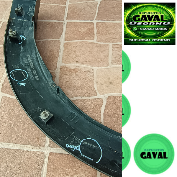 Moldura paso rueda mazda cx3 2016 2022 delant chofer daños RgvO - Imagen 4