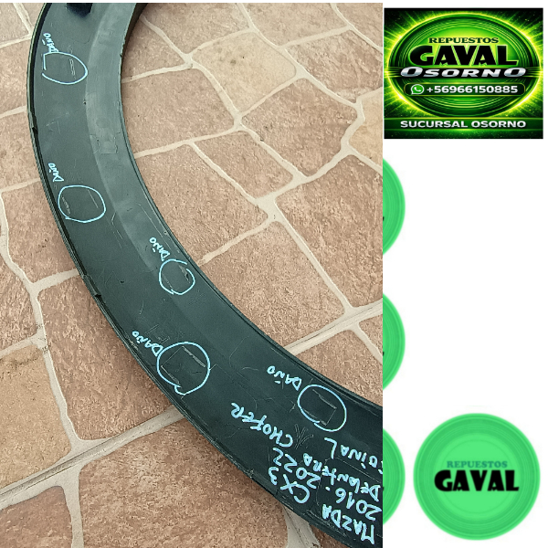 Moldura paso rueda mazda cx3 2016 2022 delant chofer daños RgvO - Imagen 6