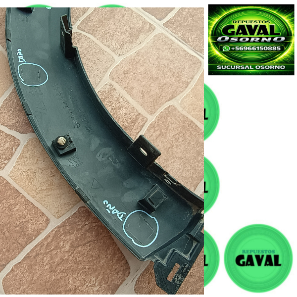 Moldura paso rueda mazda cx3 2016 2022 delant chofer daños RgvO - Imagen 5