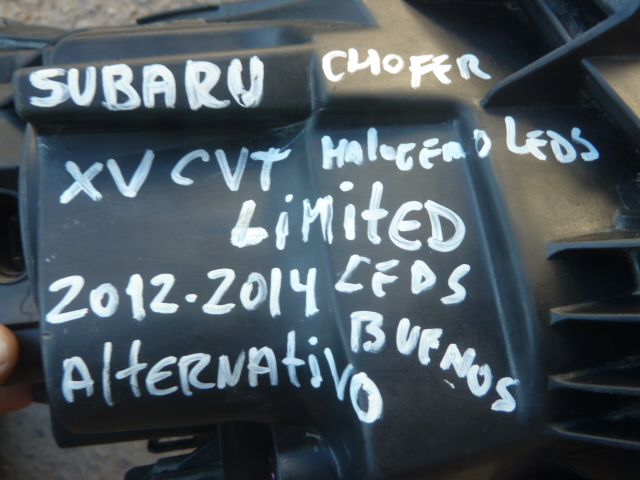 Foco optico subaru xv cvt limited 2012 2014 halog/leds chofer daños - Imagen 6
