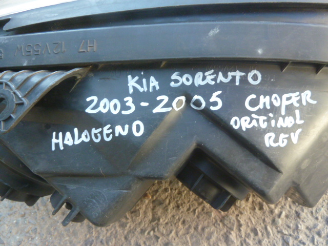 Foco optico kia sorento 2003 2005 chofer daños - Imagen 7