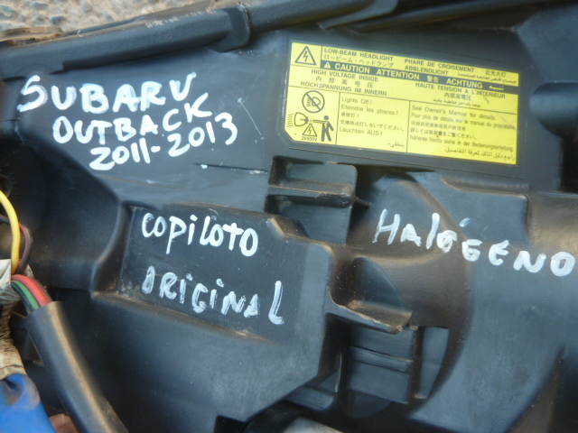 Foco optico subaru outback 2011 2013 halogeno copiloto daños - Imagen 7