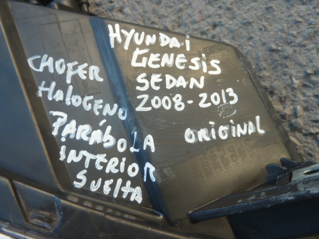 Foco optico genesis sedan 2008 2013 halogeno copiloto daños - Imagen 3