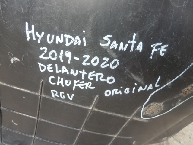 Guardafango hyundai santa fe 2019 2020 delantero chofer daños - Imagen 3