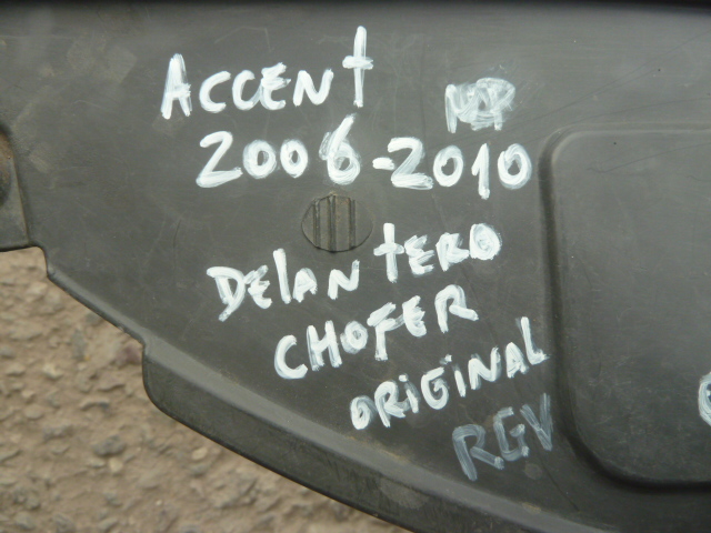 Guardafango hyundai accent 2006 2010 delantero chofer daños - Imagen 3