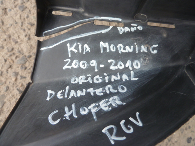 Guardafango kia morning 2009 2010 delantero chofer daño - Imagen 3