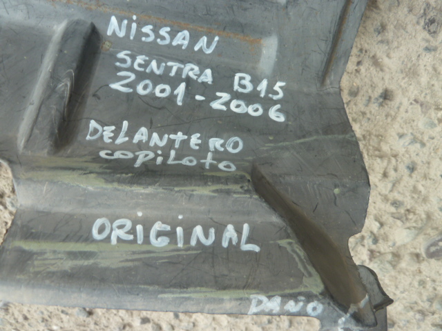 Guardafango nissan sentra b15 2001 2006 delantero copiloto daño - Imagen 5