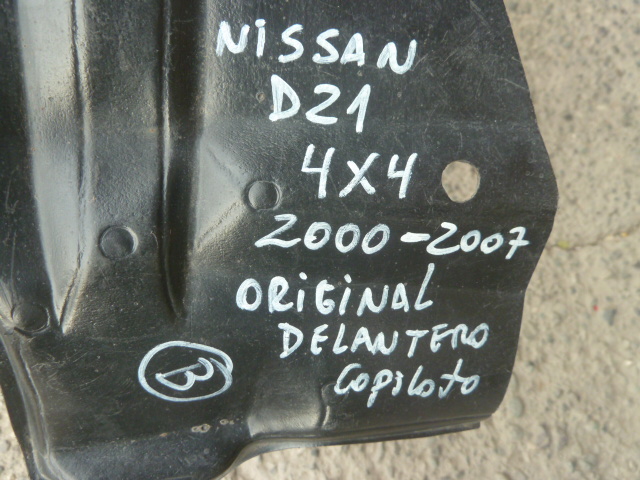 Guardafango nissan d21 4x4 2000 2007 delantero copiloto - Imagen 3