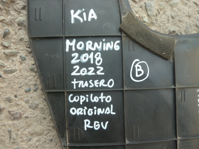 Guardafango kia morning 2018 2022 trasero copiloto - Imagen 4