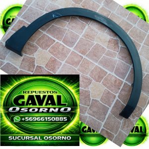 Moldura paso rueda 3008 5008 2019 2022 del copiloto daños RgvO