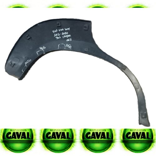 Moldura paso rueda uno way 2013 2020 trasera chofer RgvO daños - Imagen 5