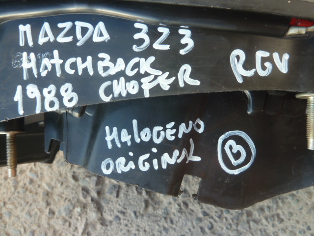 Foco mazda 323 hatchback 1988 trasero chofer daños - Imagen 4