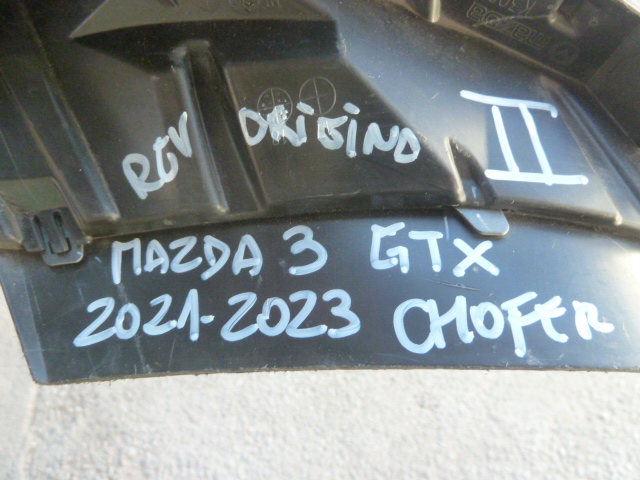 Moldura bisel mazda 3 gtx 2020 2021 de mascara chofer daños - Imagen 5