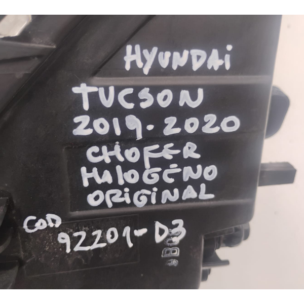 Foco neblinero hyundai tucson 2019 2020 halogeno chofer daño - Imagen 7
