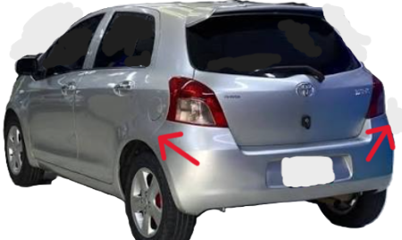 Soporte mensula yaris sport 2007 2011 par tras envio gratis RgvO - Imagen 3
