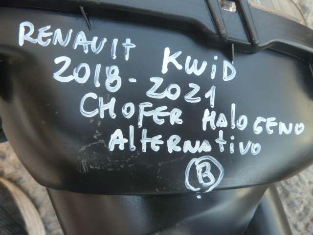 Foco optico renault kwid 2018 2021 halogeno chofer - Imagen 4