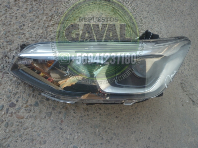Foco optico chevrolet tracker 2021 2022 2023 chofer daños