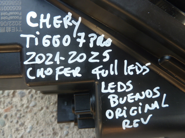 Foco optico tiggo 7pro 7 pro 2021 2025 chofer full leds daños - Imagen 4