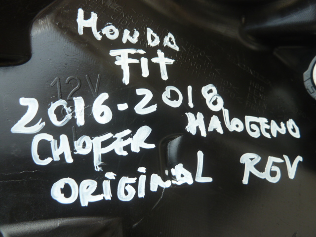 Foco optico honda fit 2016 2017 2018 chofer halogeno daños - Imagen 6