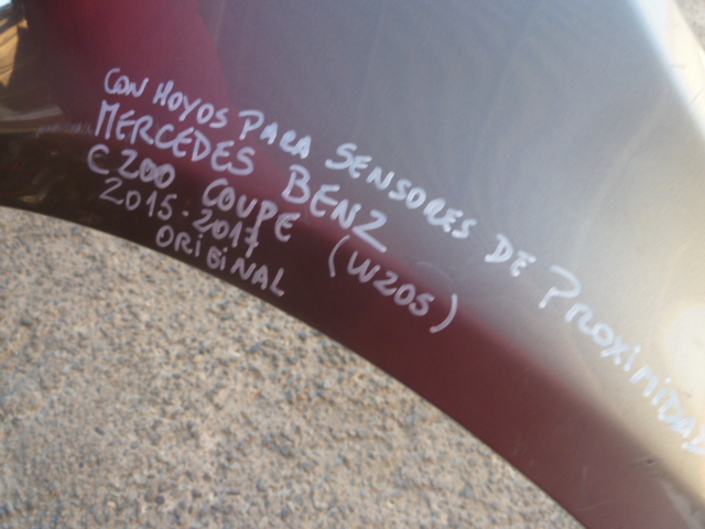 Parachoque mb c200 coupe w205 2015 2017 delantero daños - Imagen 4