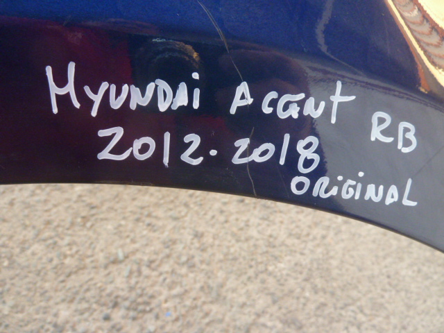Parachoque accent hyundai rb 2012 2018 delantero daños - Imagen 6