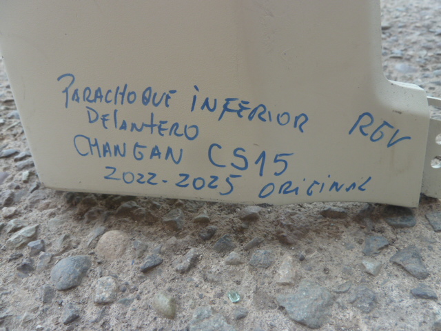 Parachoque changan cs15 2022 2025 inferior delantero daños - Imagen 3