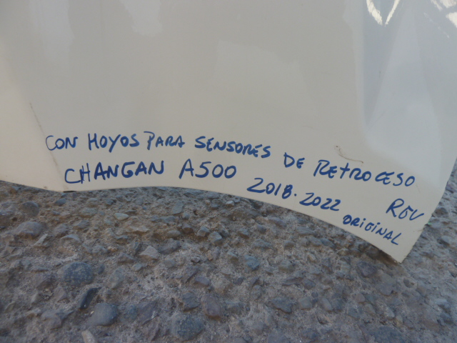 Parachoque changan a500 2018 2020 2022 trasero daños - Imagen 8